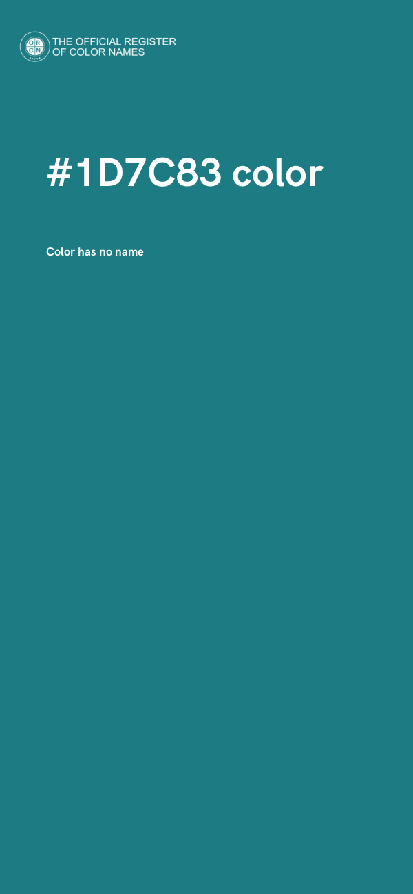 #1D7C83 color image