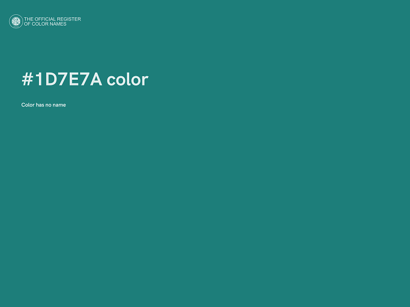 #1D7E7A color image