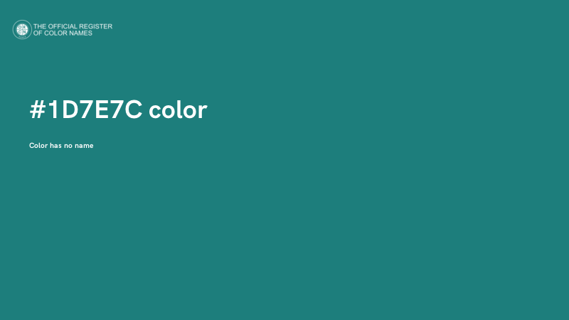 #1D7E7C color image