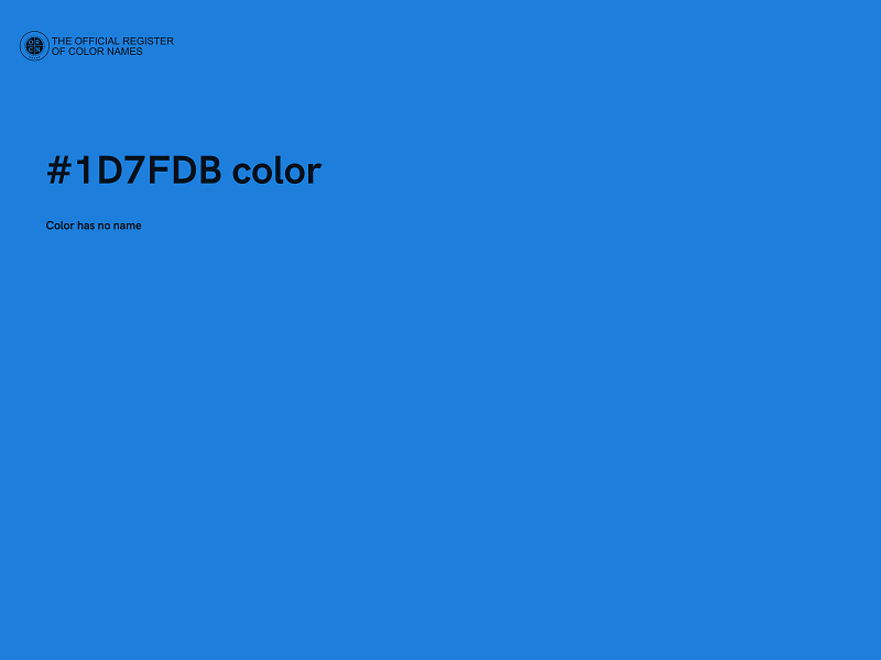 #1D7FDB color image