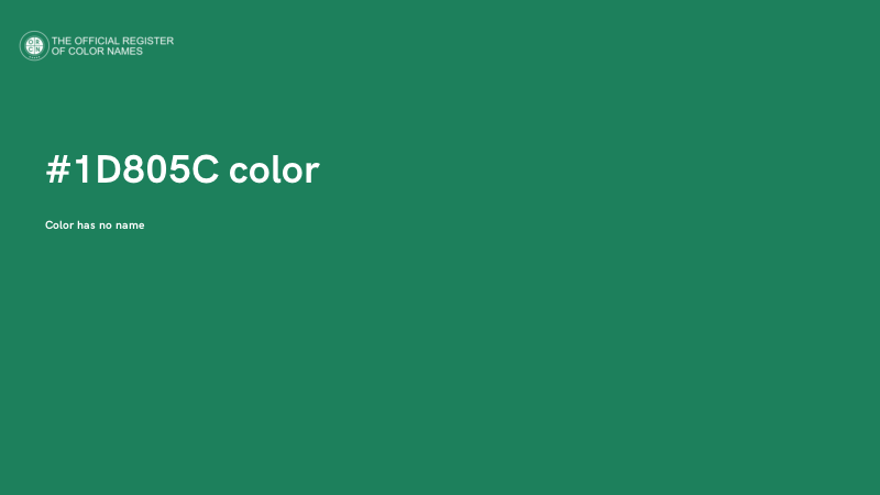#1D805C color image