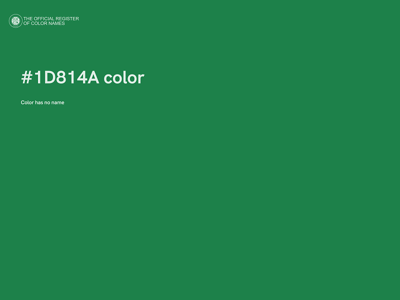 #1D814A color image