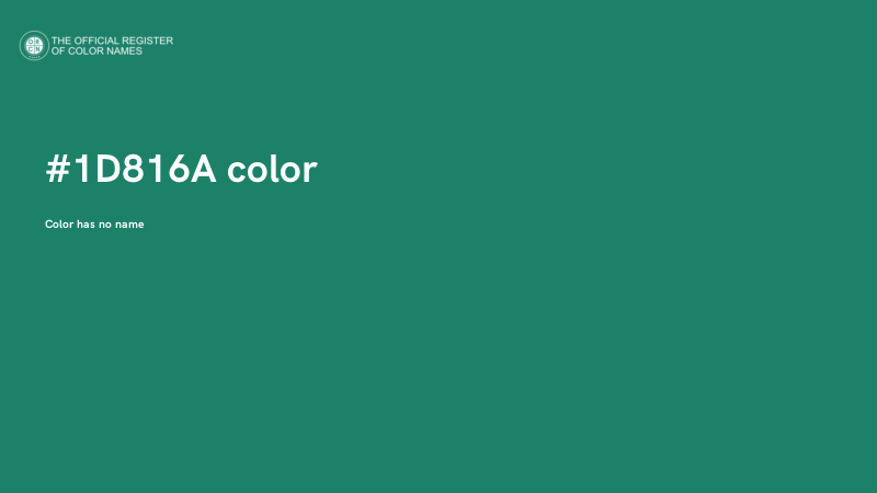 #1D816A color image