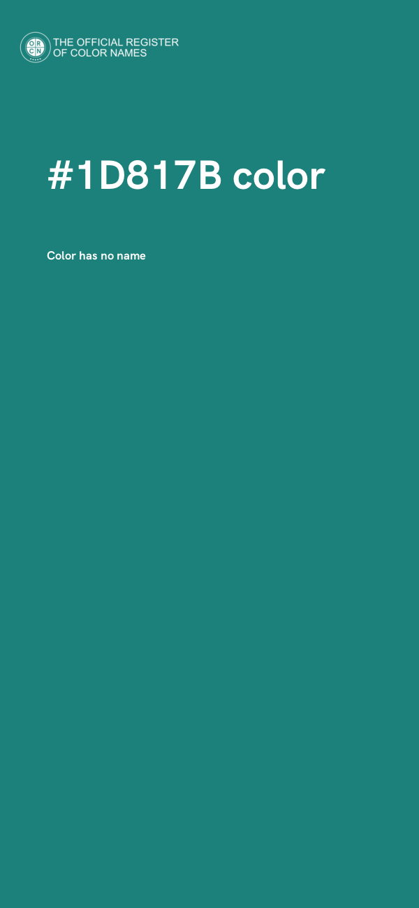 #1D817B color image