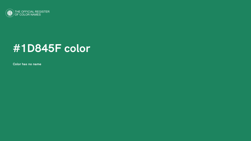 #1D845F color image