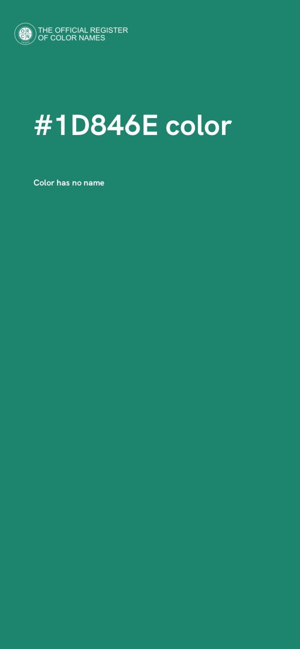 #1D846E color image
