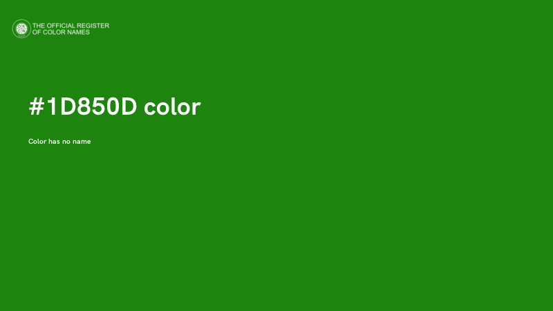 #1D850D color image