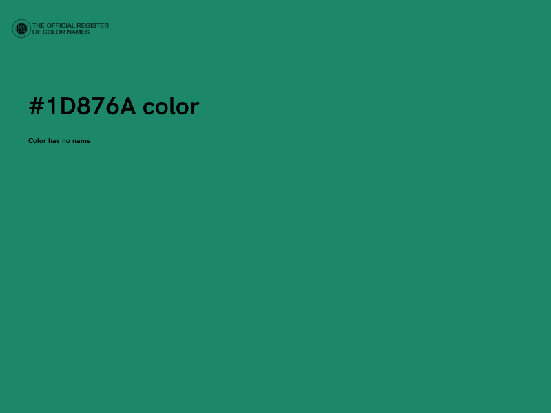 #1D876A color image