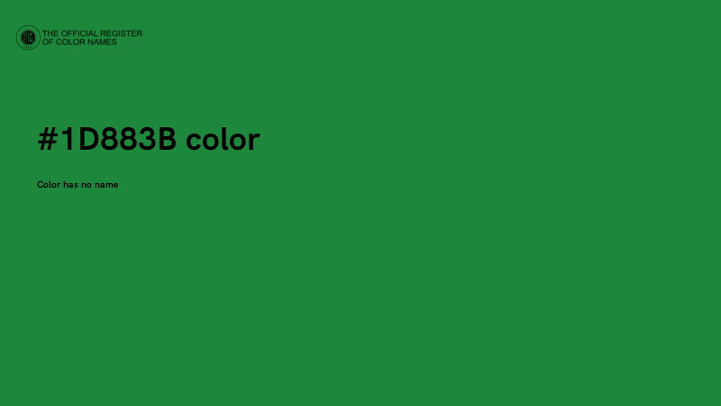 #1D883B color image