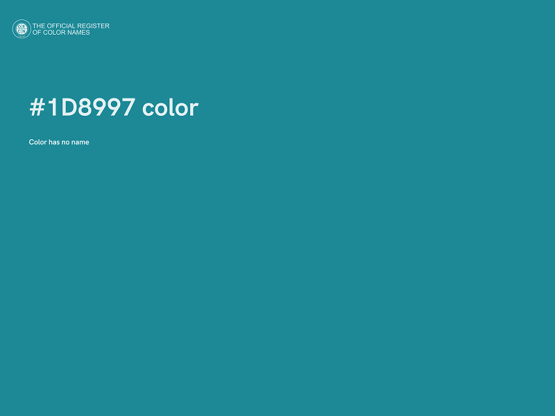 #1D8997 color image