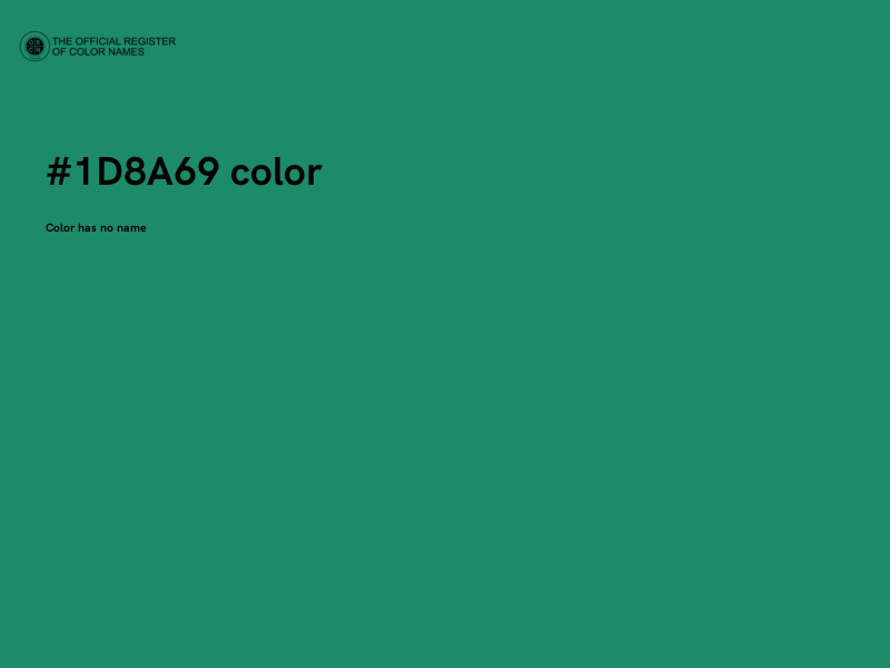 #1D8A69 color image