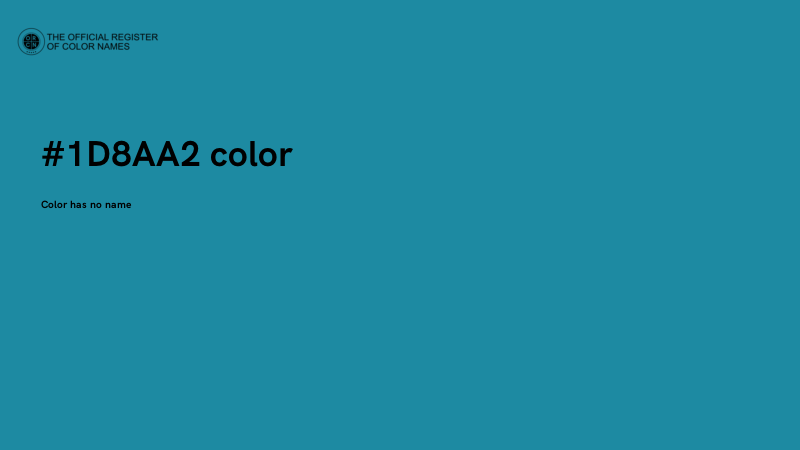 #1D8AA2 color image