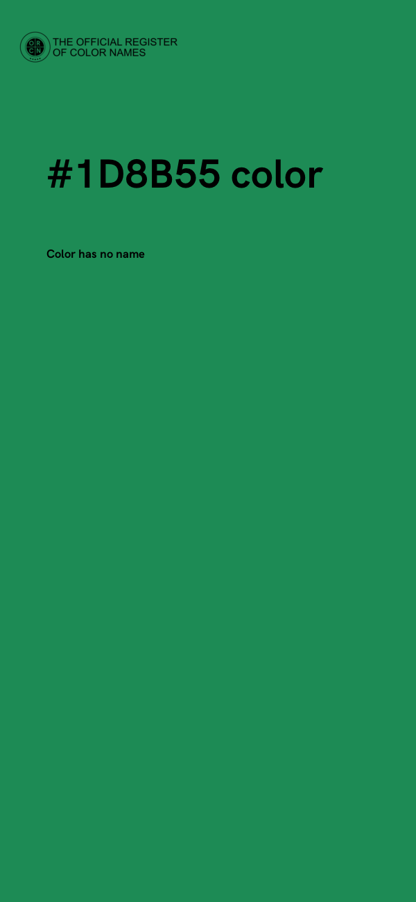 #1D8B55 color image