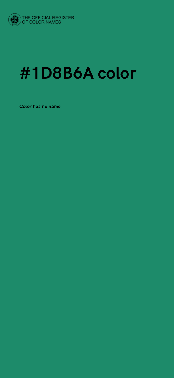 #1D8B6A color image