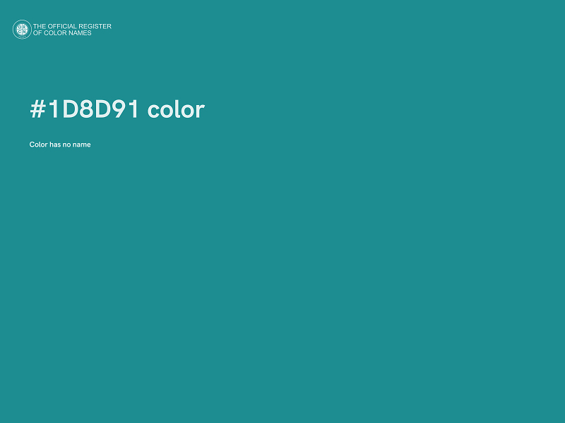 #1D8D91 color image