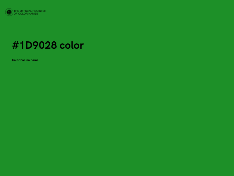 #1D9028 color image