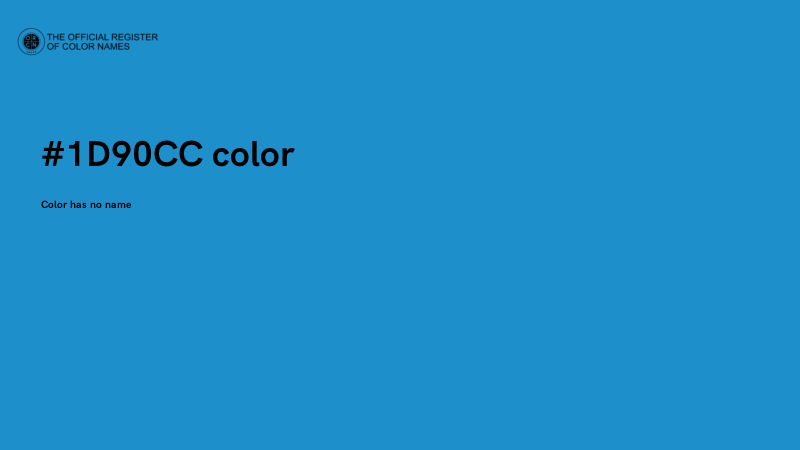 #1D90CC color image