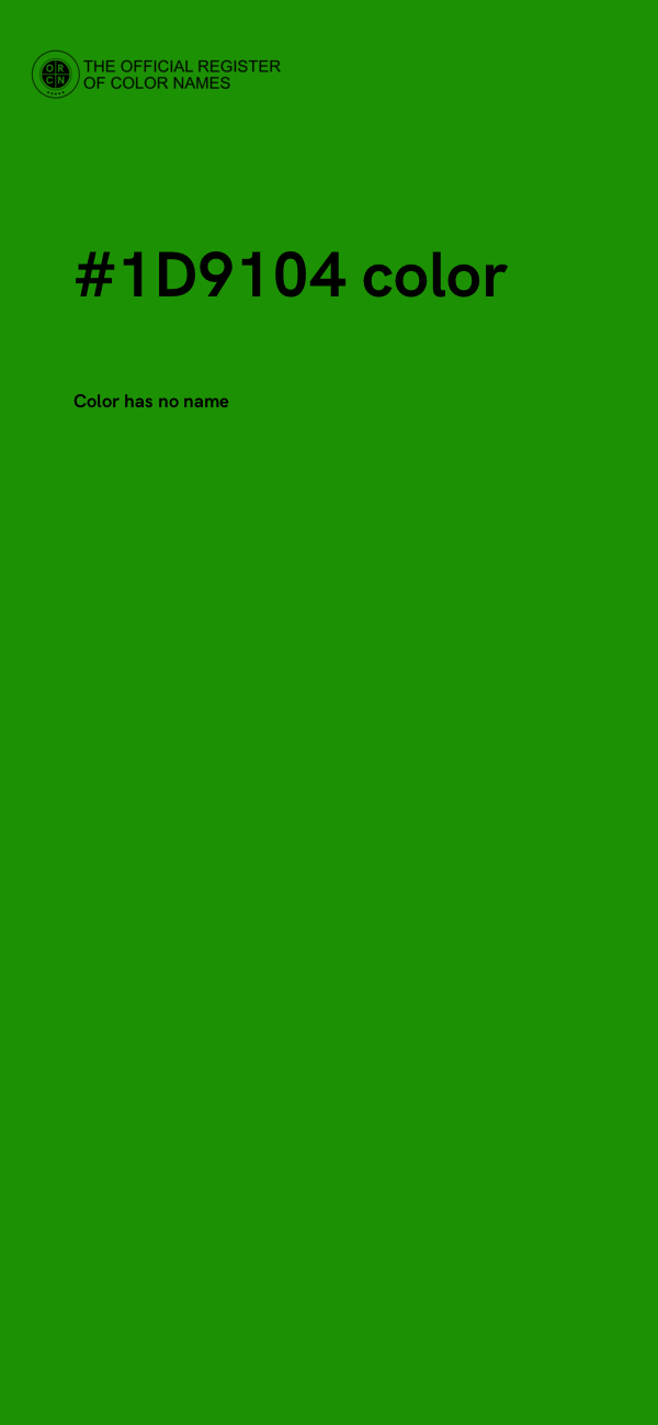 #1D9104 color image