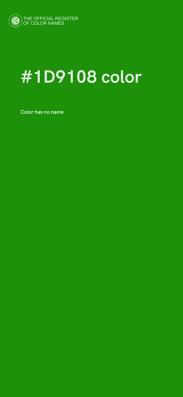 #1D9108 color image