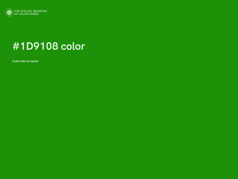 #1D9108 color image