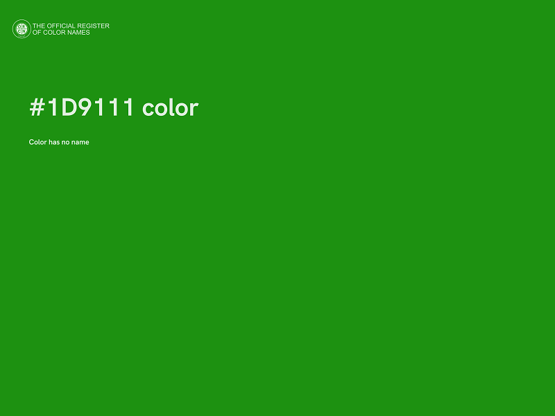 #1D9111 color image