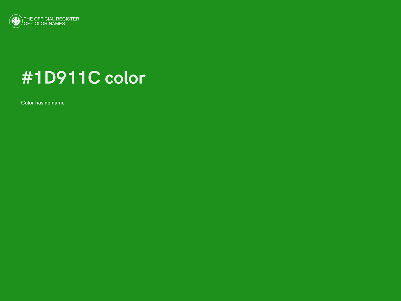 #1D911C color image