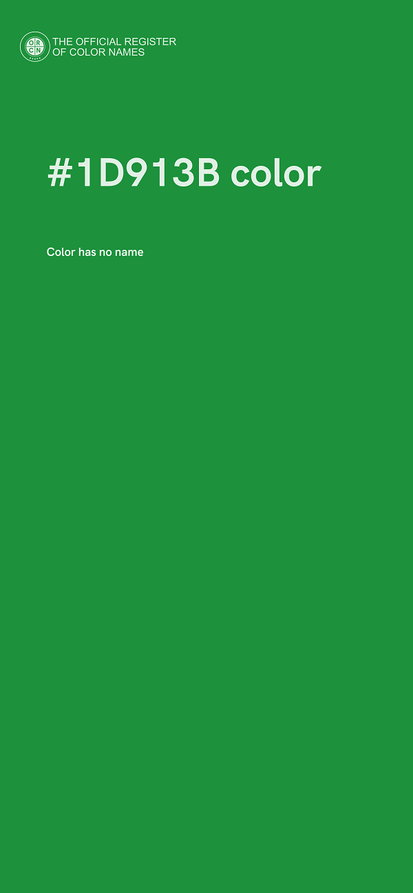 #1D913B color image