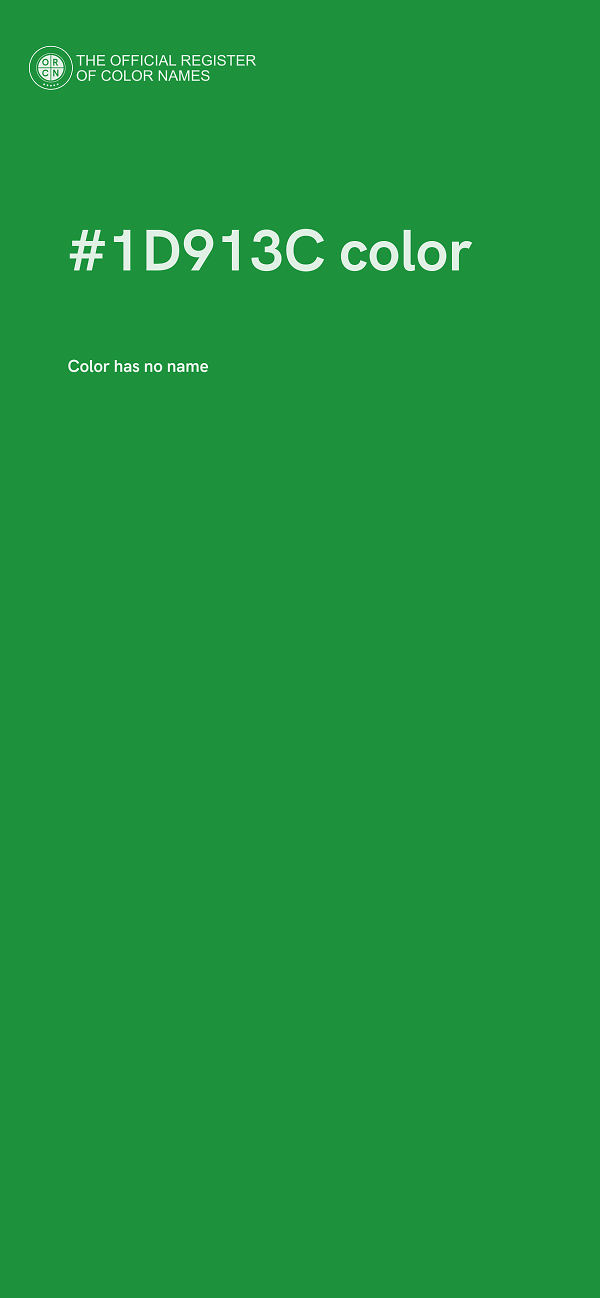 #1D913C color image
