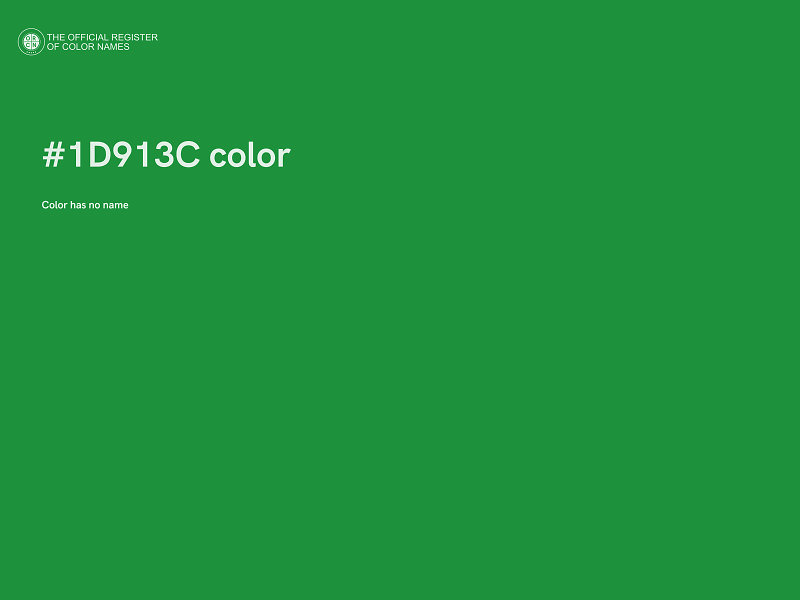 #1D913C color image