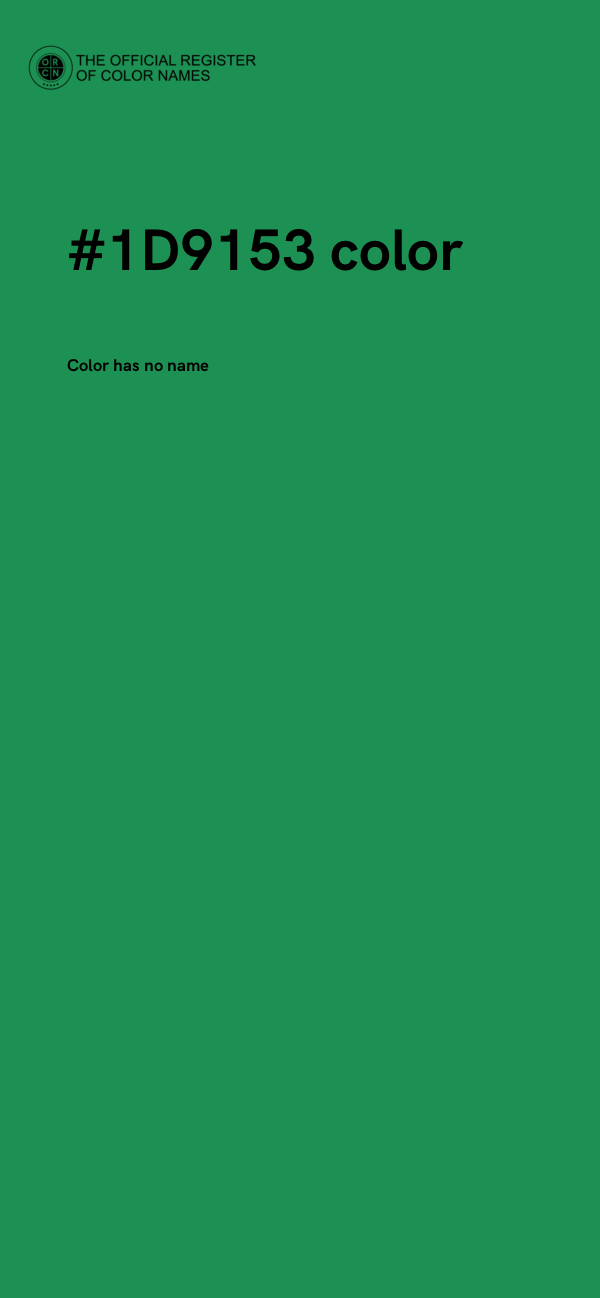 #1D9153 color image