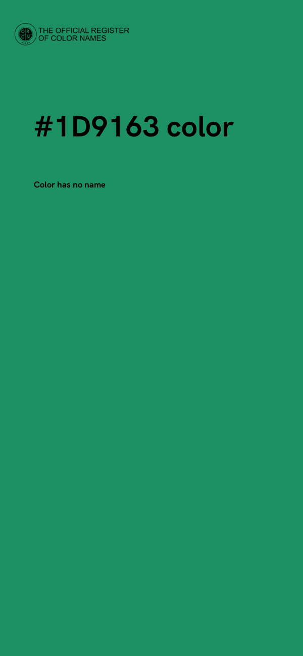 #1D9163 color image