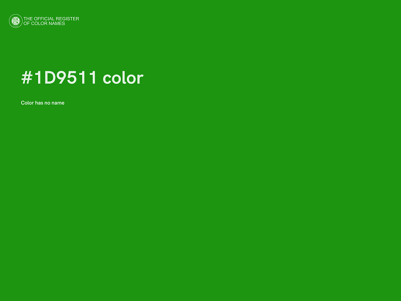 #1D9511 color image