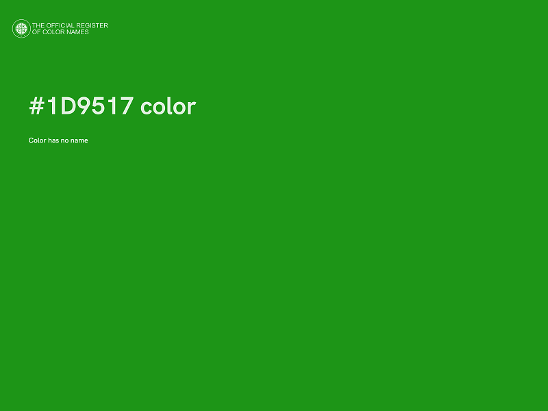 #1D9517 color image