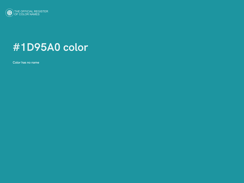 #1D95A0 color image