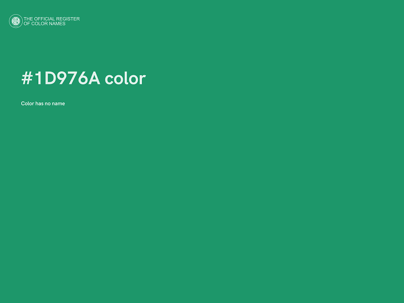#1D976A color image