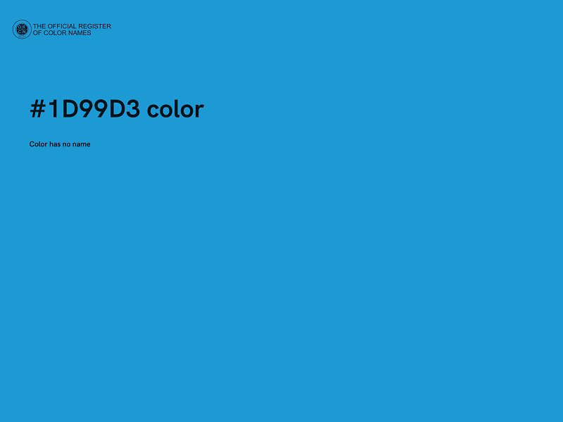 #1D99D3 color image