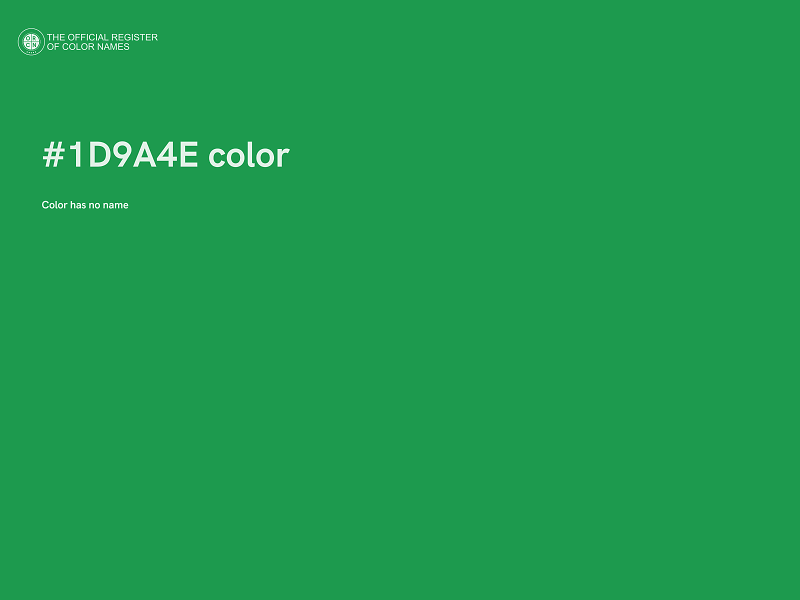 #1D9A4E color image