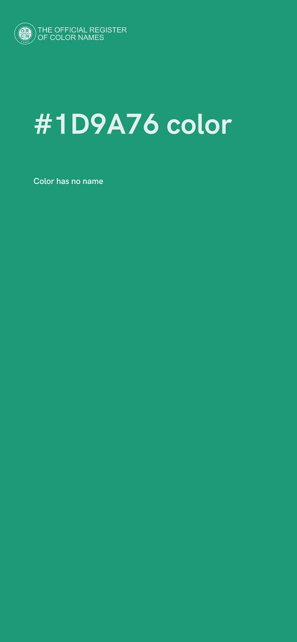 #1D9A76 color image