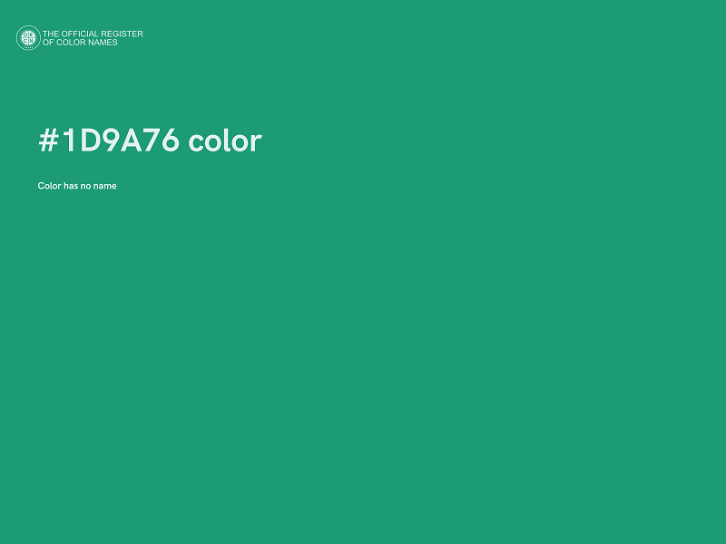 #1D9A76 color image