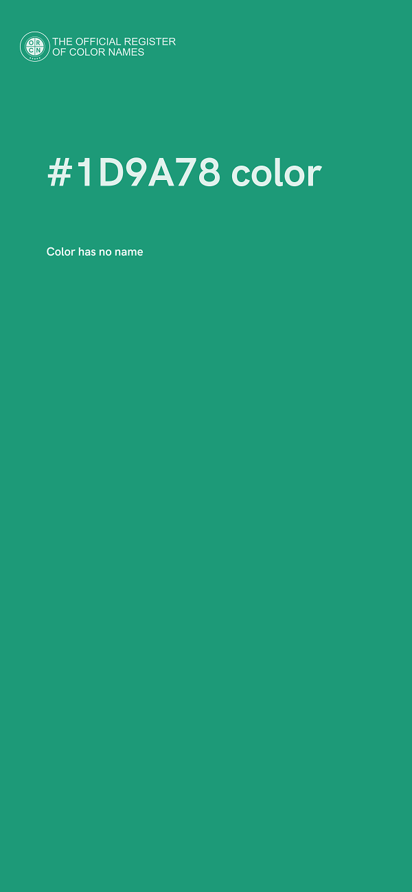 #1D9A78 color image