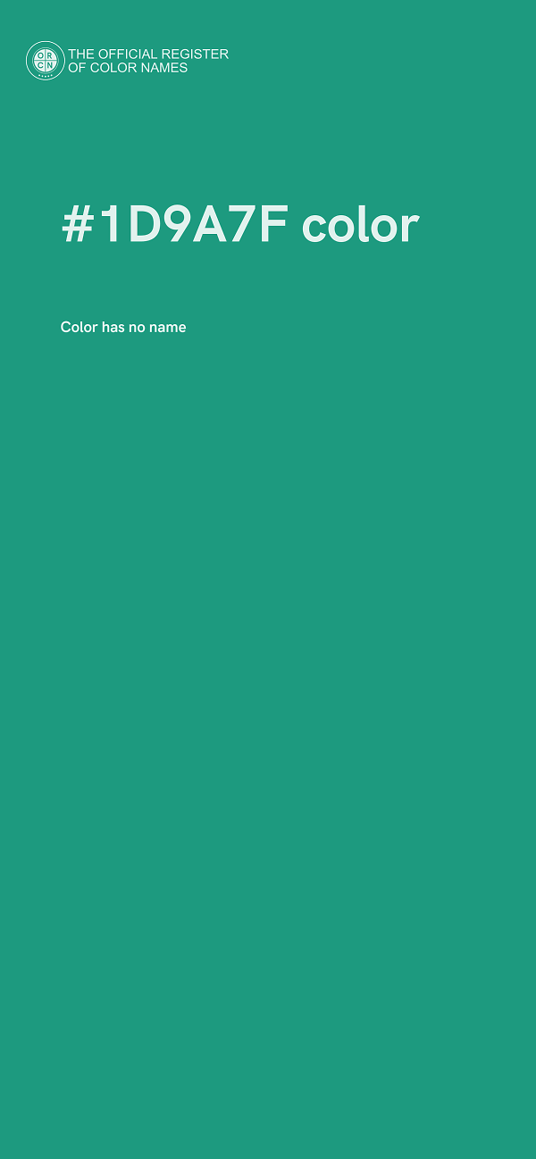 #1D9A7F color image