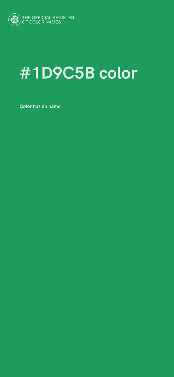 #1D9C5B color image