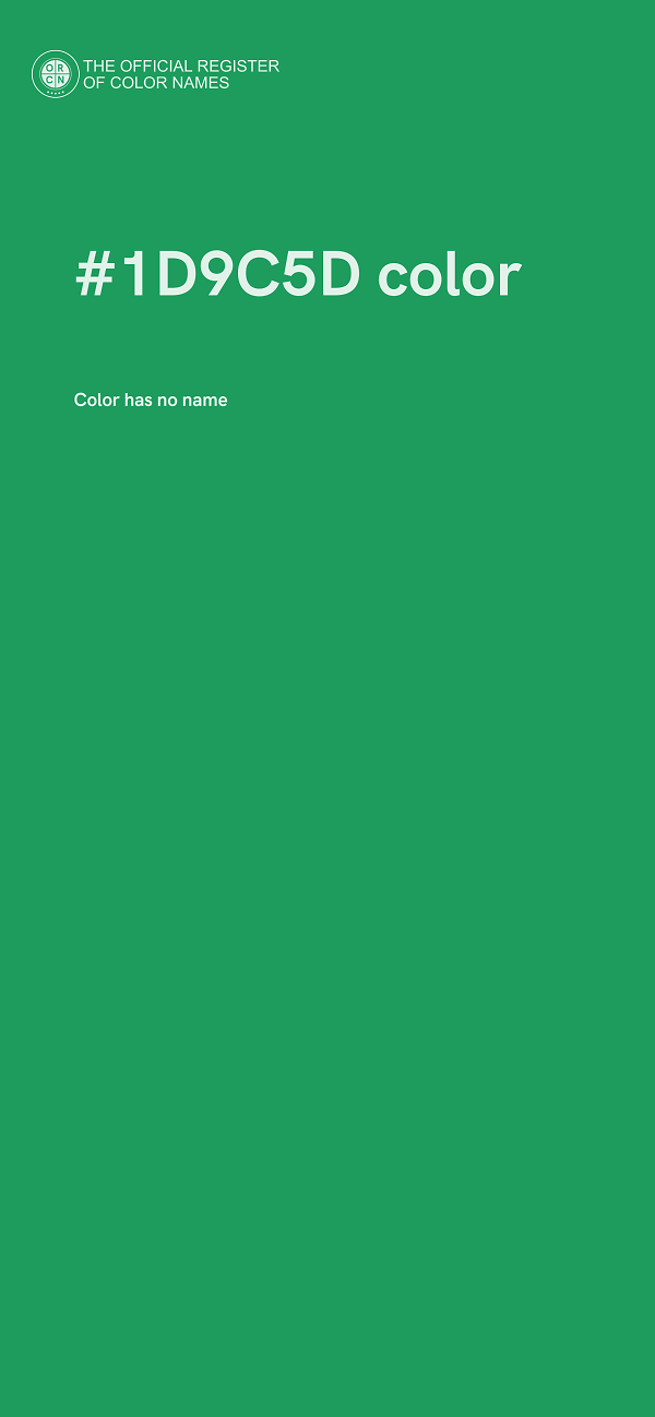 #1D9C5D color image
