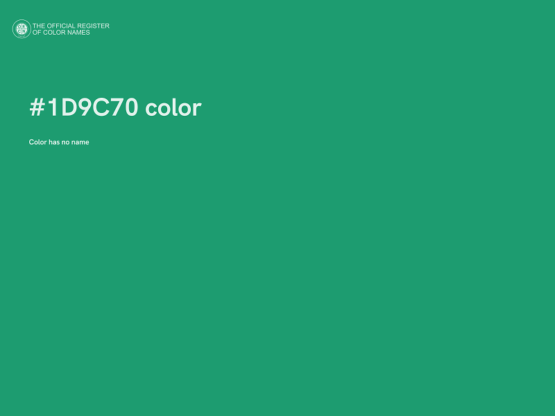 #1D9C70 color image
