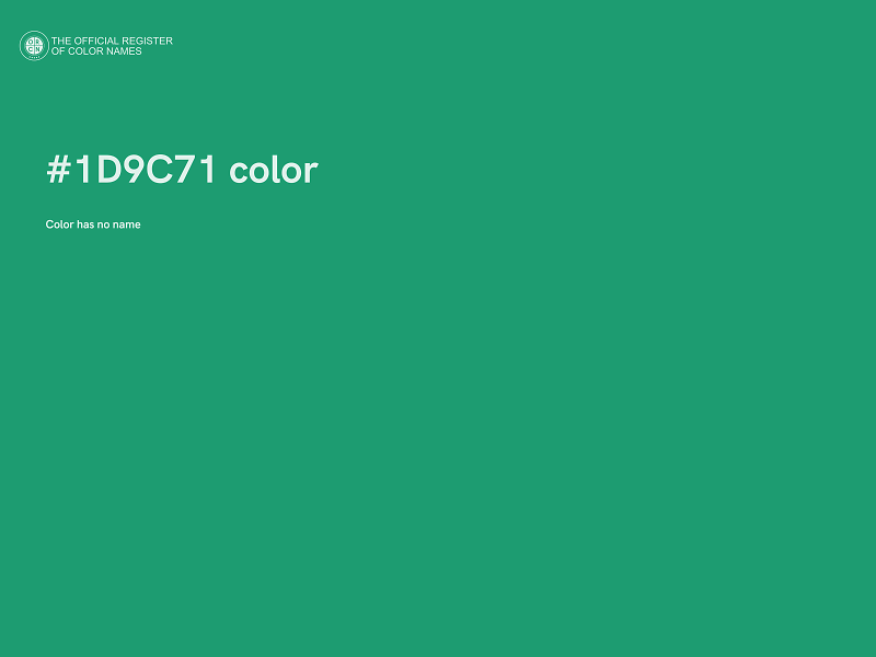 #1D9C71 color image