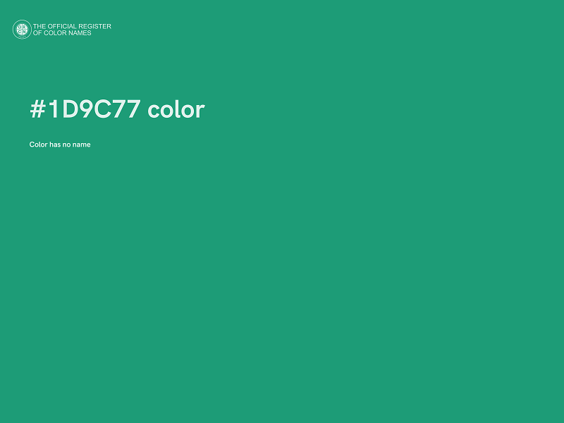 #1D9C77 color image