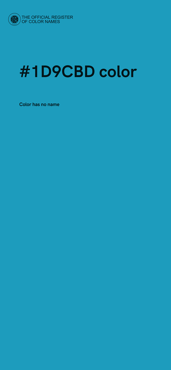 #1D9CBD color image