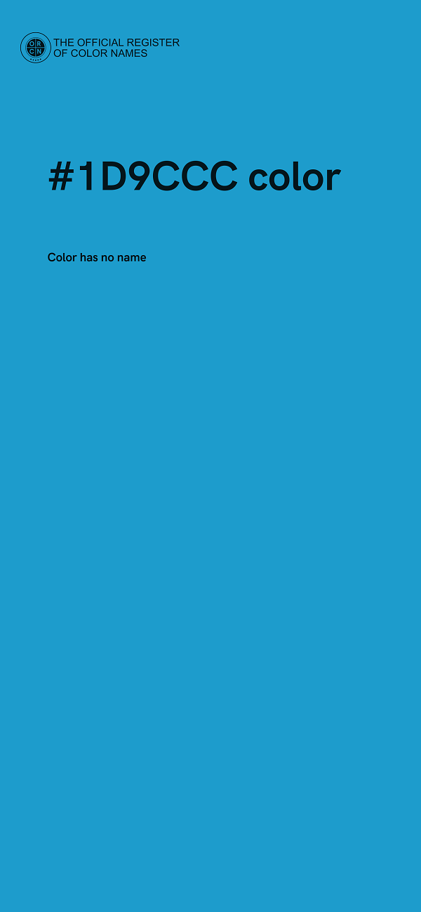 #1D9CCC color image
