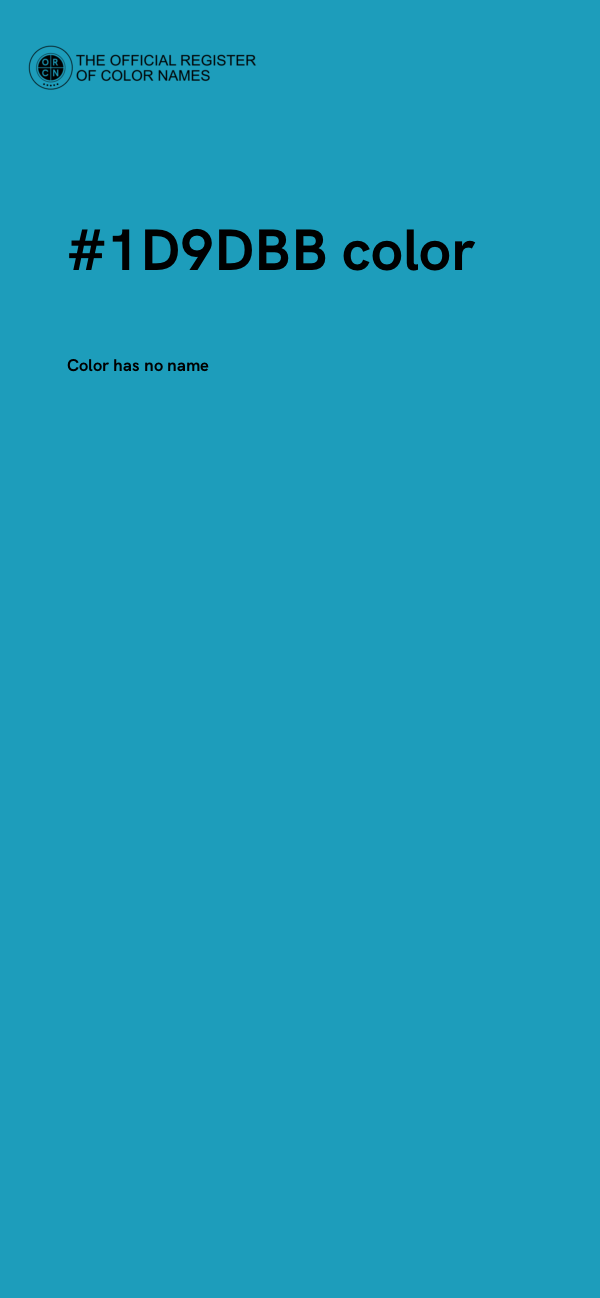 #1D9DBB color image