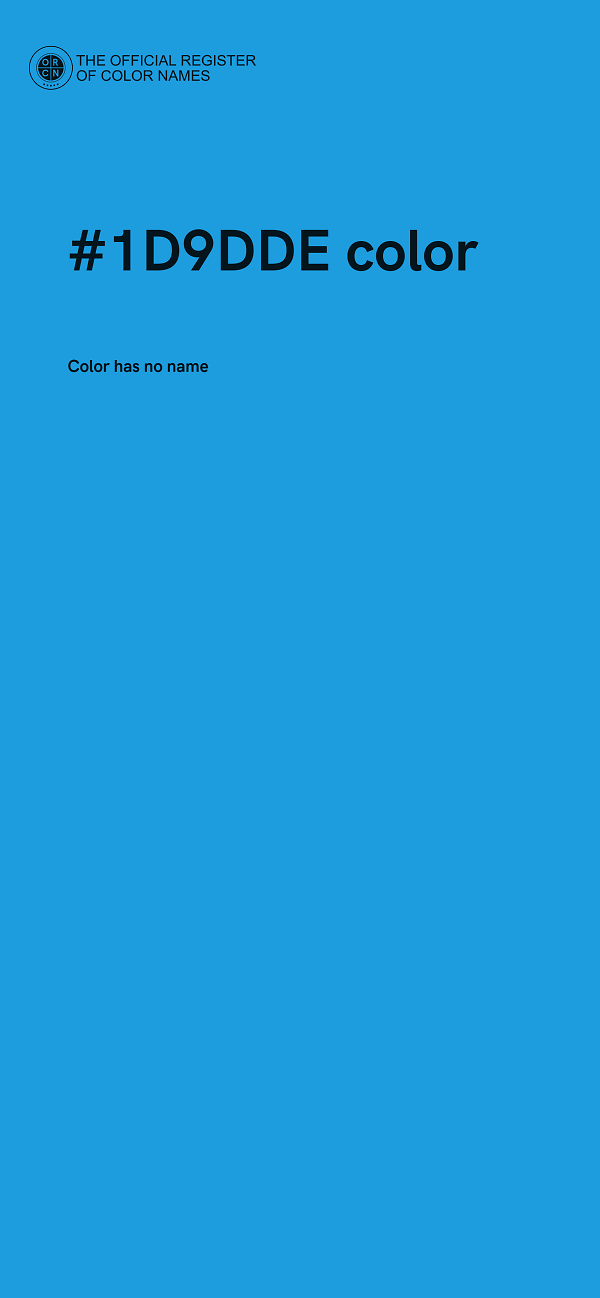 #1D9DDE color image